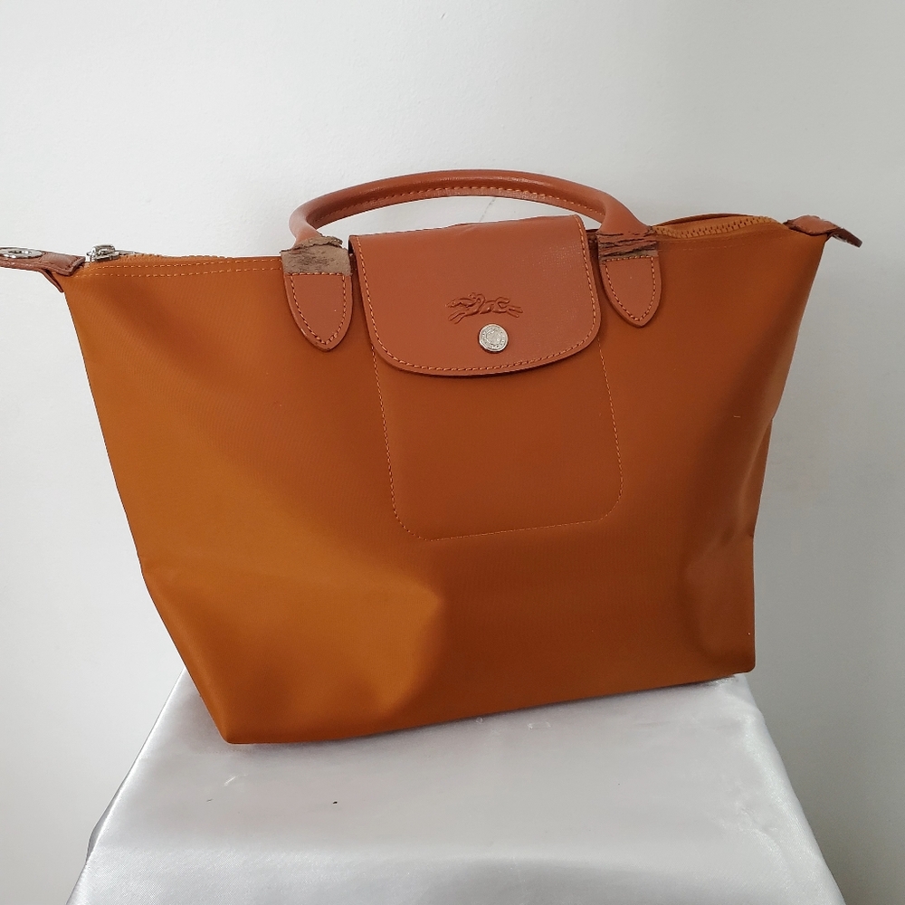 Longchamp Tote Bag in Cognac Brown